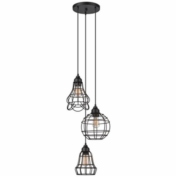 Globe Electric Globe Electric 222292 3 Light Cluster Cage Pendant 222292